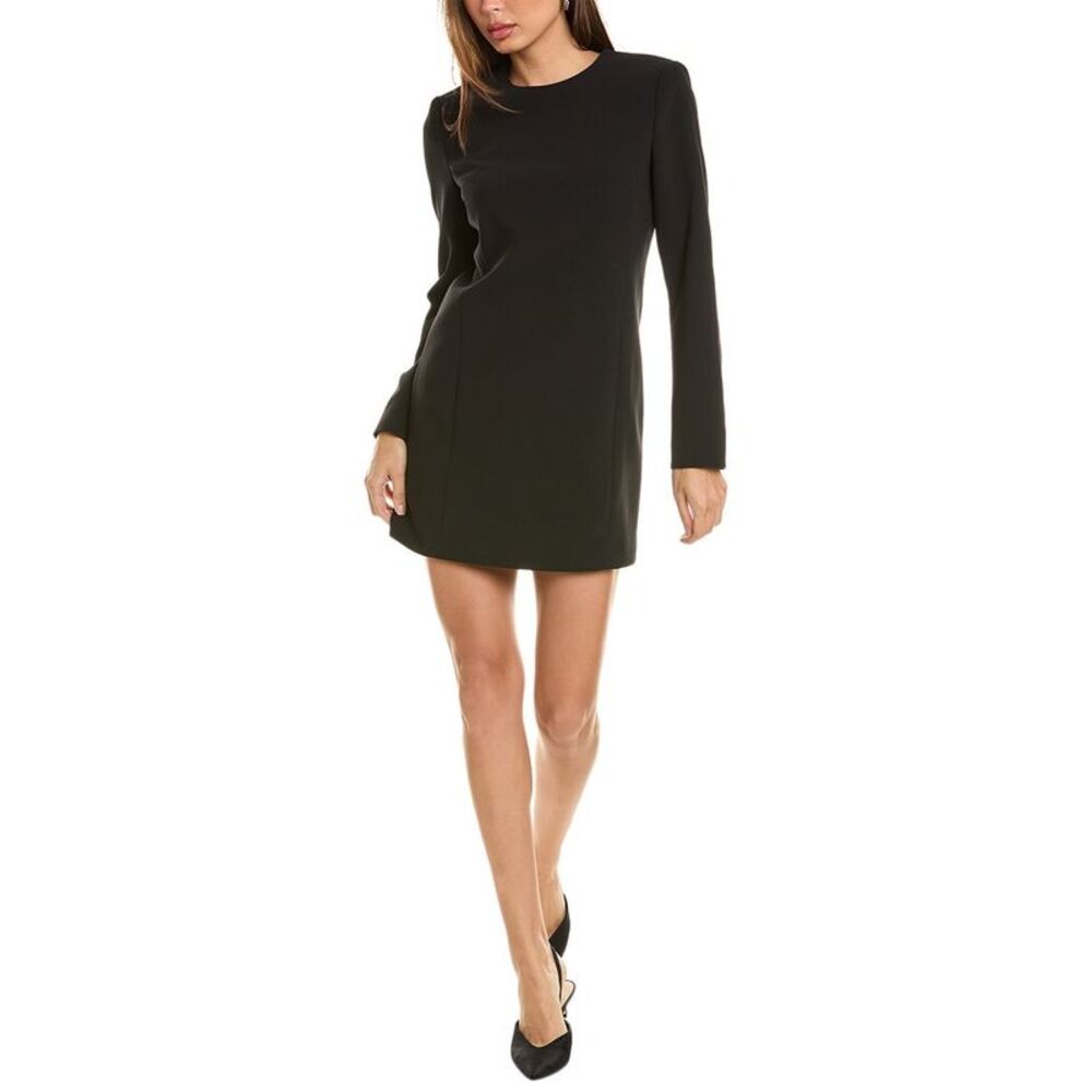 (NWT) Theory Tailor Mini Dress Women's Size 6 Black